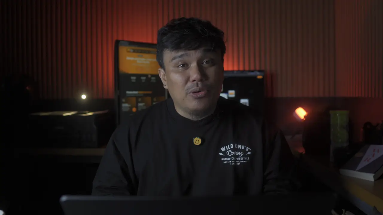 Example: Elron's raw studio recording turned step by step into a captioned 9:16 video
